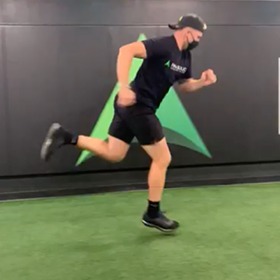 Continuous Single Leg Broad Jump