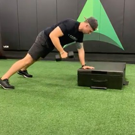 Hands Elevated Push-Up